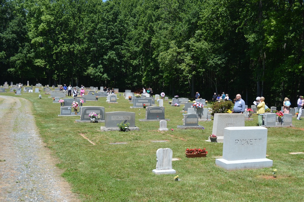 East side of Bethany cemetery